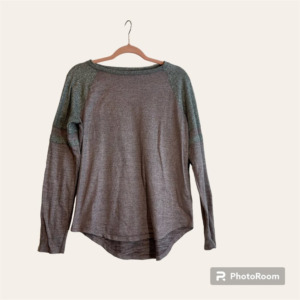 Jersey long sleeve sweater